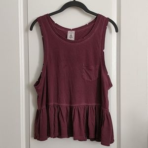 Mauve free people tank